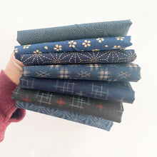 Load image into Gallery viewer, Navy Kasuri Natural | Kasuri Collection