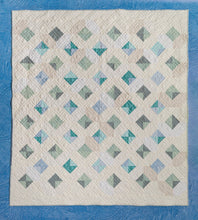 Load image into Gallery viewer, Glitter and Glow Quilt by Suzy Quilts at Global Fiber Shop in creamy, scrappy, low-volume prints. Choose warm or cool.