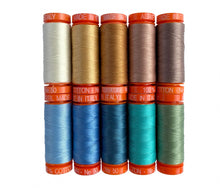 Load image into Gallery viewer, Earth Views by Karen Nyberg | Aurifil Thread Set