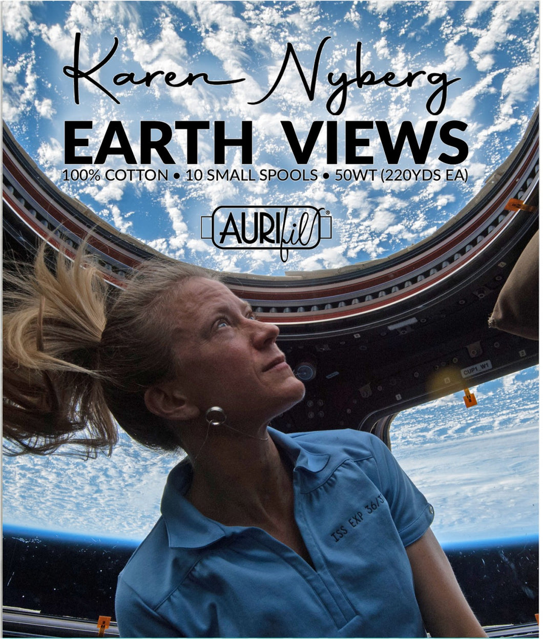 Earth Views by Karen Nyberg | Aurifil Thread Set