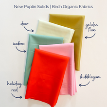 Load image into Gallery viewer, Birch Organic Fabrics produces a high-quality, 100% Organic Cotton Poplin in the most delicious solids and modern prints. Fabric printed with low impact dye (no toxic chemicals or mordants) Certified Organic by GOTS. Availablle at globalfibershop.com.