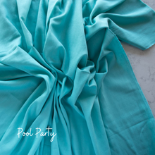 Load image into Gallery viewer, Solid Double Gauze | Birch Organic Fabrics - Pool Party