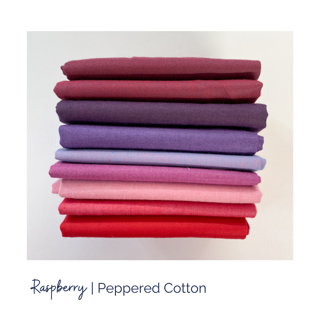 Global Fiber burated bundles group the Peppered Cotton collection into 7 color-ways.  These bundles make wonderful stash-builders and are the perfect foundation for your favorite patchwork quilt-top.