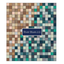 Load image into Gallery viewer, River Blues Bundle 2.0 | Lo &amp; Behold Puff Quilt Kit

