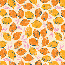 Load image into Gallery viewer, Mango Lemonade print from the Sunburst Collection for Art Gallery Fabrics