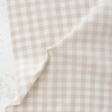 Load image into Gallery viewer, Camp Ginghams collection brings forth a classic woven style in gorgeous colors, reminiscent of retro camp uniforms. Think Moonrise Kingdom meets classic gingham! Camp Gingham is offering two sizes of yarn-dyed cotton gingham 3/8″ and 2.25″. Each size has a multitude of purposes from quilts, to apparel, to table settings! Available at globalfibershop.com.
