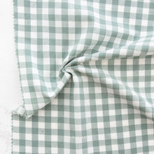Load image into Gallery viewer, Camp Ginghams collection brings forth a classic woven style in gorgeous colors, reminiscent of retro camp uniforms. Think Moonrise Kingdom meets classic gingham! Camp Gingham is offering two sizes of yarn-dyed cotton gingham 3/8″ and 2.25″. Each size has a multitude of purposes from quilts, to apparel, to table settings! Sold at globalfibershop.com.