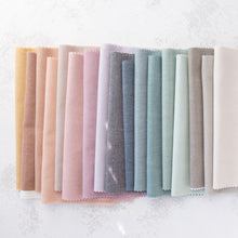 Load image into Gallery viewer, Everyday Chambray features a cotton/bamboo blend that makes for a dreamy soft hand. We are in love with these equally dreamy muted pastel shades. We predict Everyday Chambray is destined to be your next fabric obsession. Available at globalfibershop.com