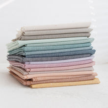 Load image into Gallery viewer, Everyday Chambray features a cotton/bamboo blend that makes for a dreamy soft hand. We are in love with these equally dreamy muted pastel shades. We predict Everyday Chambray is destined to be your next fabric obsession. Available at globalfibershop.com