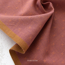 Load image into Gallery viewer, Sprout Wovens debut collection from Fableism Supply Company features 28 shades of yarn-dyed wovens in stunning earth tones inspired by natural elements . The small woven-X provides just enough texture to elevate this gorgeous substrate to the next level. Available at globafibershop.com.