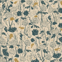 Load image into Gallery viewer, The natural earth tones in Lissee Teehee's Summer Folk are the perfect nod to the late summer/early fall season. Summer Folk features sophisticated wildflower showcase prints paired with smaller scale blenders.