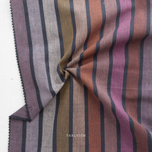 Load image into Gallery viewer, Monarch Grove Wovens collection is a stunning group of varied weight wovens, in color found in the Monarch Groves of the California Coast. All fabrics are yarn-dyed and woven into unique designs showing off a balance of color and texture. Available at globalfibershop.com.
