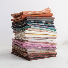 Load image into Gallery viewer, Monarch Grove Wovens collection is a stunning group of varied weight wovens, in color found in the Monarch Groves of the California Coast. All fabrics are yarn-dyed and woven into unique designs showing off a balance of color and texture. Available at globalfibershop.com.