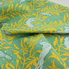 Load image into Gallery viewer, Otters Mid Blue - The Wild Coast by Mustard Beetle