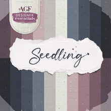 Load image into Gallery viewer, Seedling from Katarina Roccella for Art Gallery Fabrics features 10 subtle basics in beautifully mood violet blue ombre. Available at globalfibershop.com