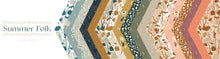 Load image into Gallery viewer, The natural earth tones in Lissee Teehee's Summer Folk are the perfect nod to the late summer/early fall season. Summer Folk features sophisticated wildflower showcase prints paired with smaller scale blenders. Available at globalfibershop.com.