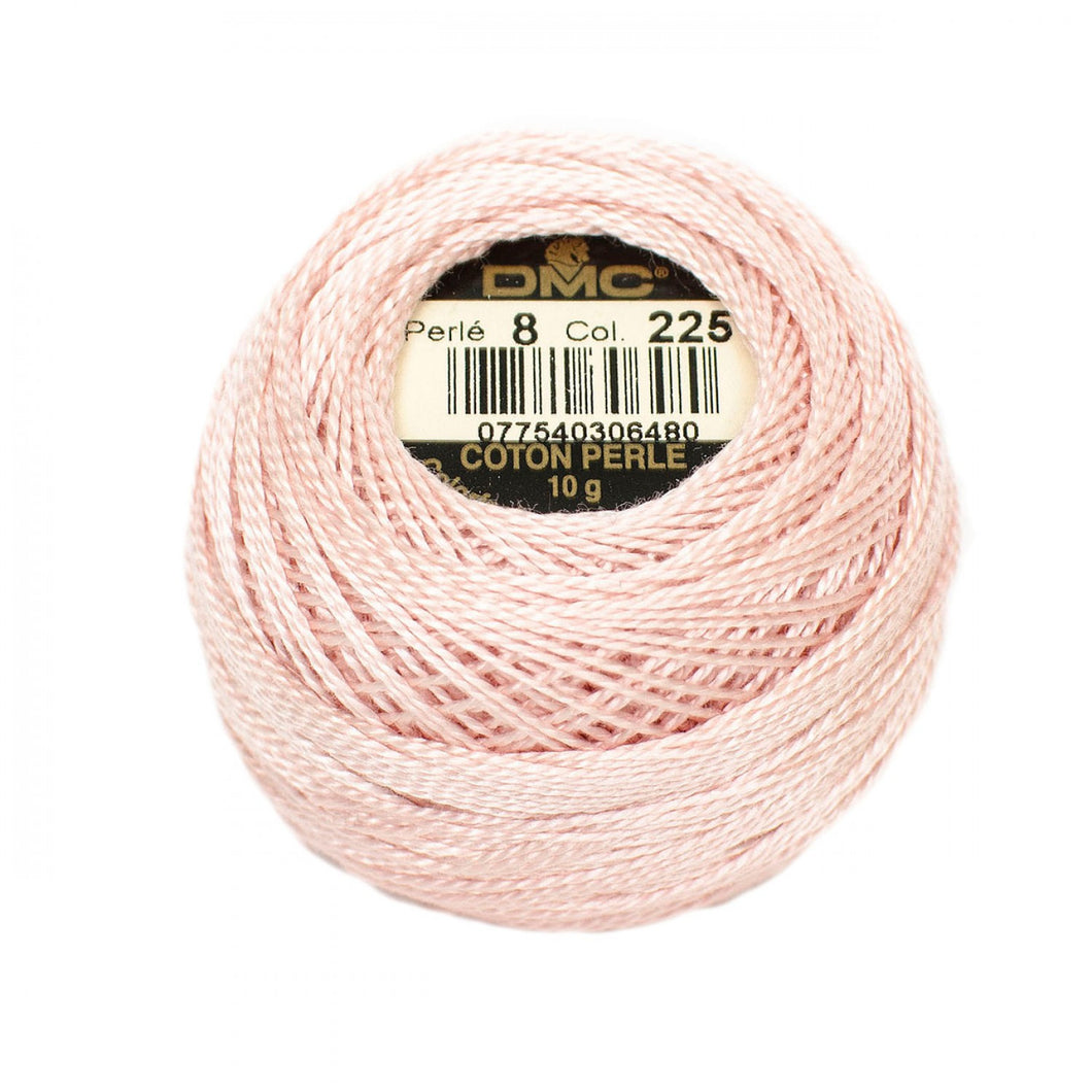 DMC | Pearl Cotton Thread Ball | Size 8 | Very Light Shell Pink