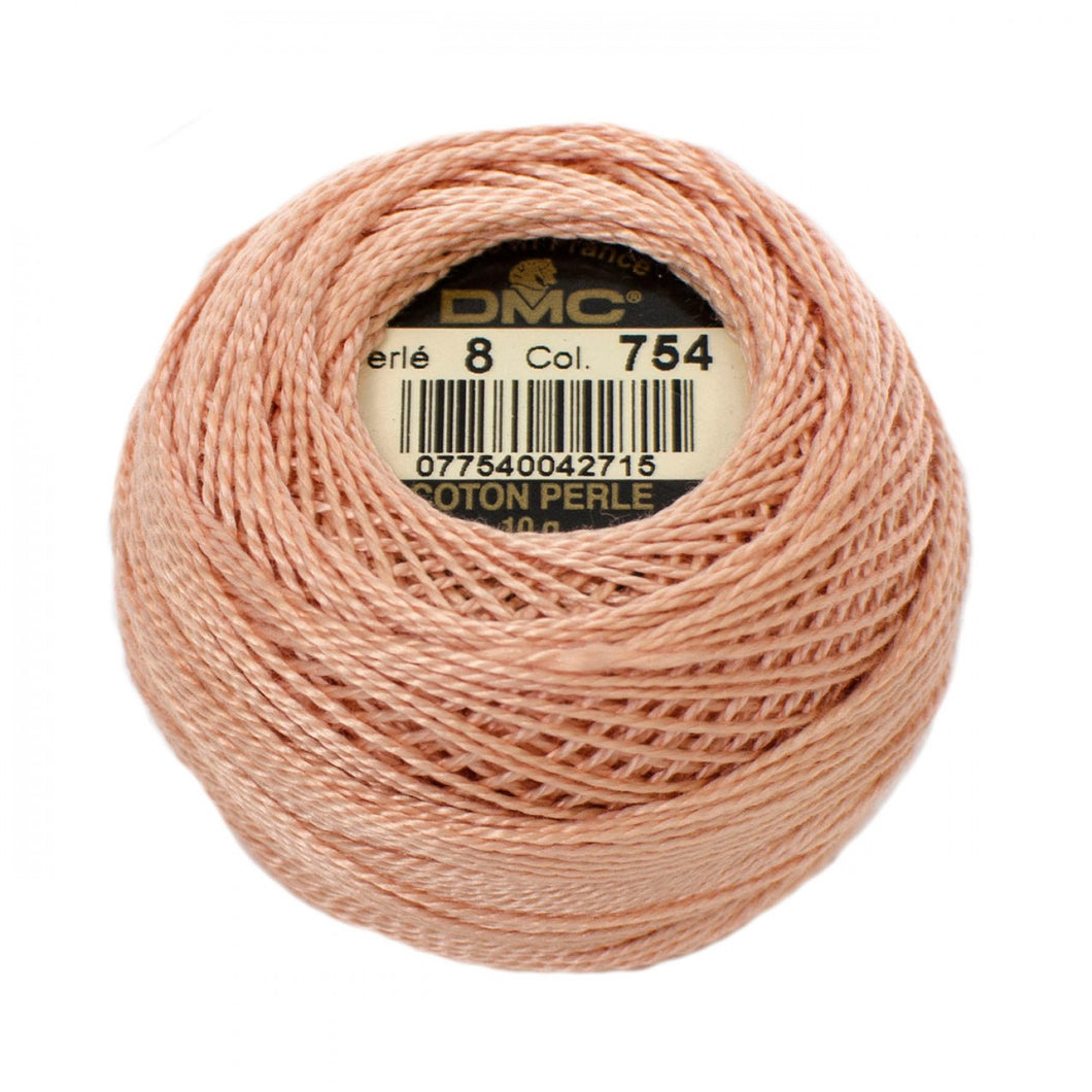 DMC | Pearl Cotton Thread Ball | Size 8 | Light Peach