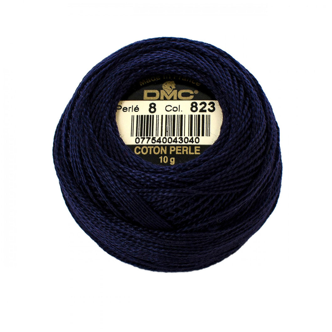 DMC | Pearl Cotton Thread Ball | Size 8 | Dark Navy