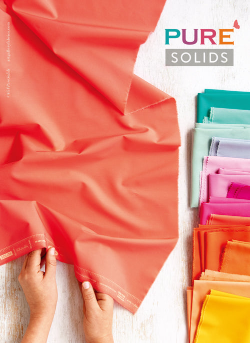 PURE solids color card - 203 colors | Art Gallery Fabrics