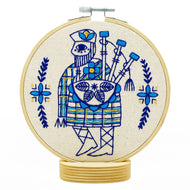 Hook, Line & Tinker | Bagpiper Complete Embroidery Kit