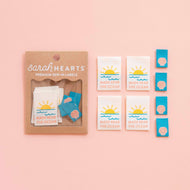 Sarah Hearts | Made Near the Ocean - Sewing Woven Clothing Label Tags