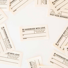 Load image into Gallery viewer, Quilt Info Large Write-In Organic Cotton Sewing Labels
