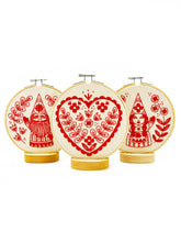 Load image into Gallery viewer, Hook, Line &amp; Tinker | Nordic Heart Complete Embroidery Kit
