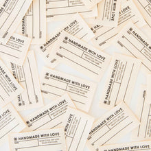 Load image into Gallery viewer, Quilt Info Large Write-In Organic Cotton Sewing Labels
