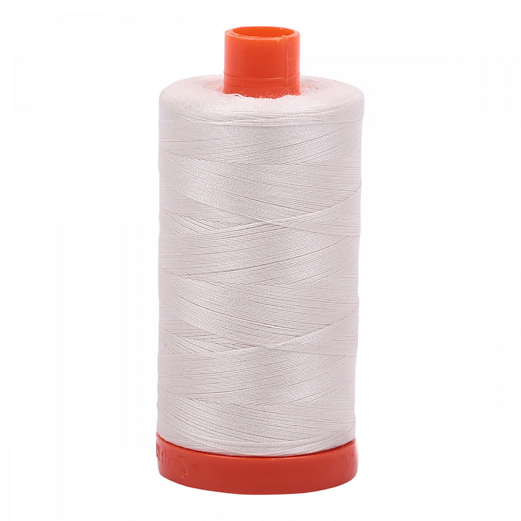 Aurifil | Mako Cotton Thread Solid 50 wt | Muslin