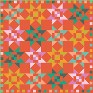 Fat Quarter Stars Quilt Kit by Suzy Quilts | Spiced Glow