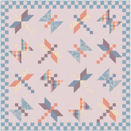Dragonfly Lake Quilt Kit for Suzy Quilts | Slow Summer | Wild Rose
