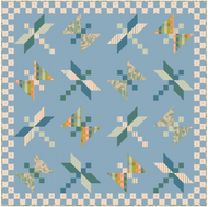 Dragonfly Lake Quilt Kit for Suzy Quilts | Slow Summer | Cerulean