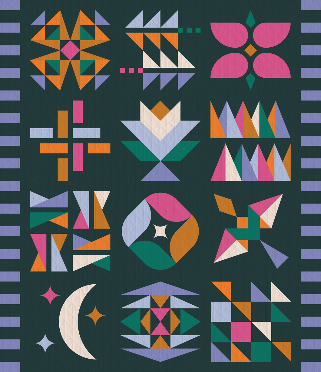 Hand+Soul 2026 Block of Month by Eudaimonia Studio | Huckleberry Fields | PREORDER - please read full description before ordering