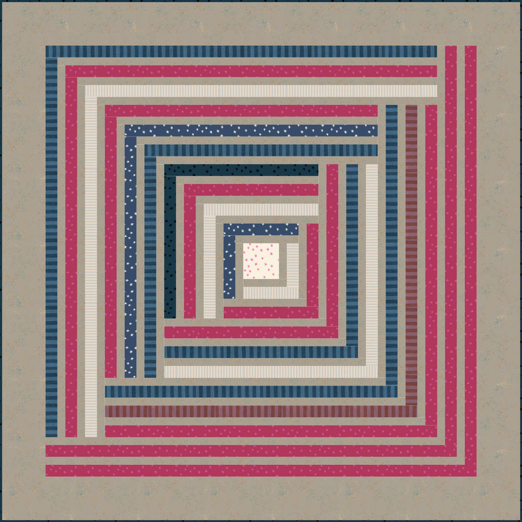 Campfire Quilt Kit: Starry and Stripes