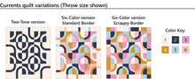 Load image into Gallery viewer, Currents Quilt Pattern | Eudaimonia Studio | digital download
