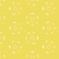 Citrus hue print with abstract citus shape