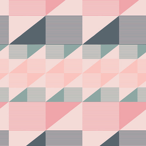 abstract shapes of pintks and grey