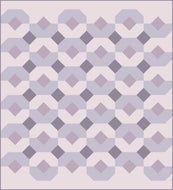 Glitter and Glow by Suzy Quilts | Muted Monochromatic Solids | Lavender Haze