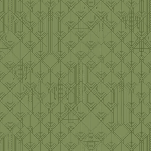 April Showers by Frank Lloyd Wright | Tone on Tone | Autumn Green