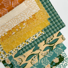 Load image into Gallery viewer, Verbena is a garden-inspired representation of Jen Hewett’s first ever garden. This timeless floral collection is stunning and promises to be “in season” all year round. 42 piece, 10&quot; square bundle, available at globalfibershop.com.
