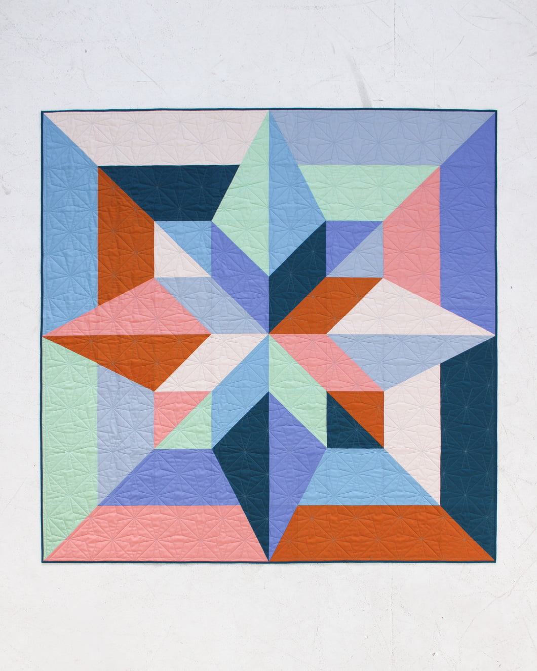 Arete Quilt Kit by Eudaimonia Studio | Wild Blue