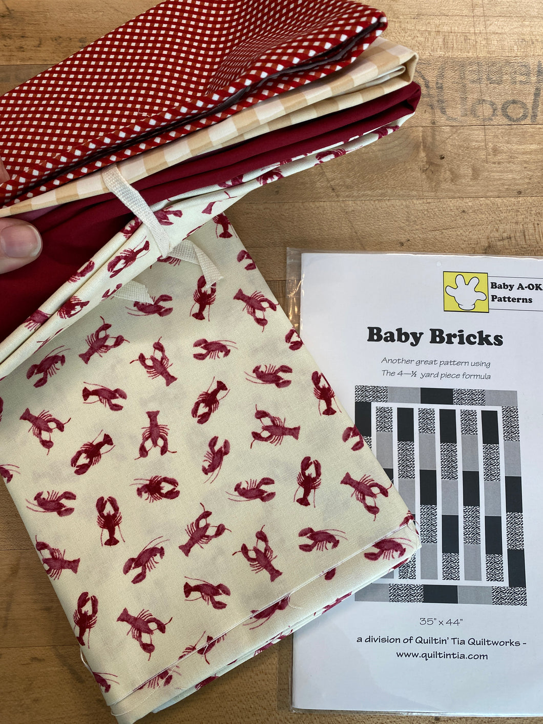 Baby Bricks | Complete Quilt Kit | Lobstah Lobstah