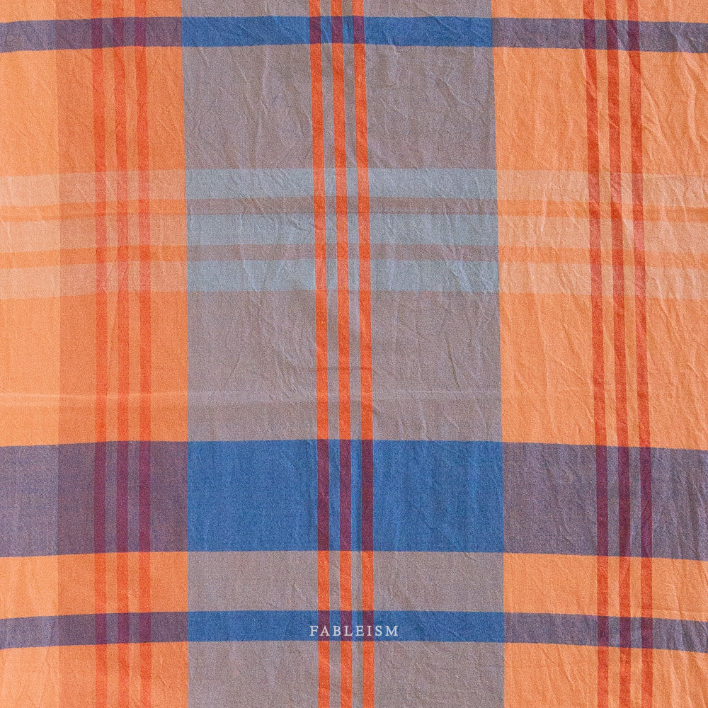 When you think light and cheery, think Lumiere. Fableism Supply Co.'s  brand new wide-width 100% cotton collection with rainbows galore. Made with the apparel sewist in mind, they created these sunshiny cottons in a sweeping bouquet of prismatic rainbow color. Go bold or go retro! These wide width plaids and checkers will make for dazzling pieces. Available at globalifbershop.com.