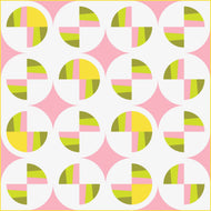 Modern Fans Quilt Kit | Honeydew