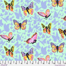 Load image into Gallery viewer, Colorful butterfly pattern on a light blue background
