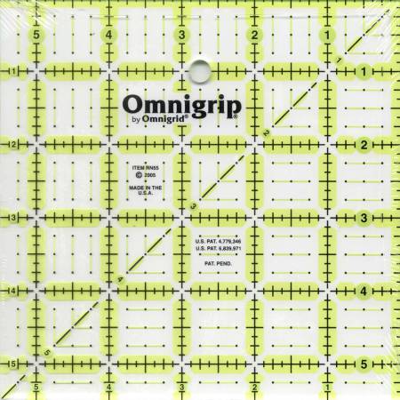 Omnigrid | Omnigrip Square Neon rulers | 5.5 or 3.5 inch