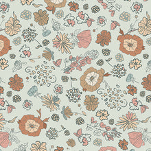 Load image into Gallery viewer, This nostalgic, modern vintage collection by Elizabeth Chappell features airy florals and timeless elements with tints of sweet pinks, creams, warm blues, and rustic reds. Available at globalfibershop.com.
