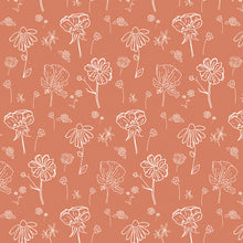 Load image into Gallery viewer, This nostalgic, modern vintage collection by Elizabeth Chappell features airy florals and timeless elements with tints of sweet pinks, creams, warm blues, and rustic reds. Available at globalfibershop.com.
