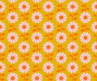 Flowerland, brought to you by Ruby Star Society designer Melody Miller, features a vibrant color palette blue, green, pink and gold - and her signature floral and butterfly prints. Available at globalfibershop.com.